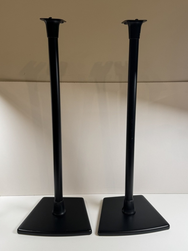 Speaker Stands Slender Column Trapezoidal Base Weighted Base Modern