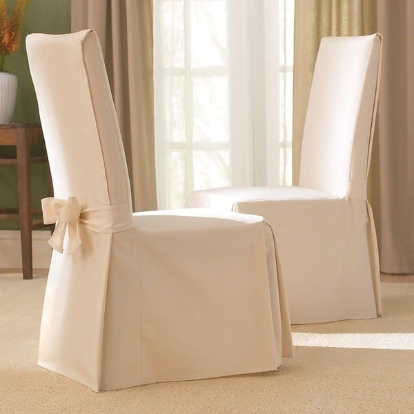 Sure Fit Cotton Classic Dining Chair Slipcover - Bed Bath & Beyond - 2620849