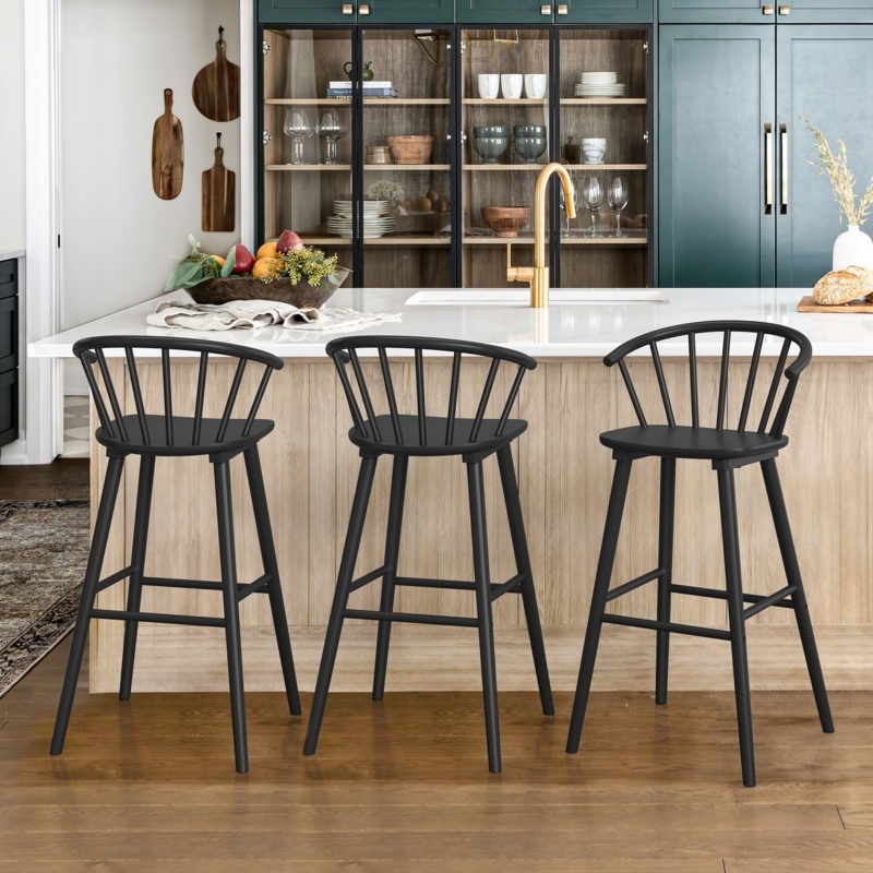 Swivel Bar Windsor Back Counter Stool Swivel Stool Black Windsor Bar Stools  Windsor Black Spindle Back