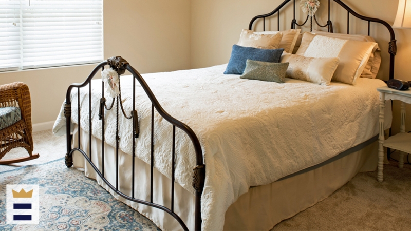 Tailored Bed Skirt Warm Ivory Cottage Style Design