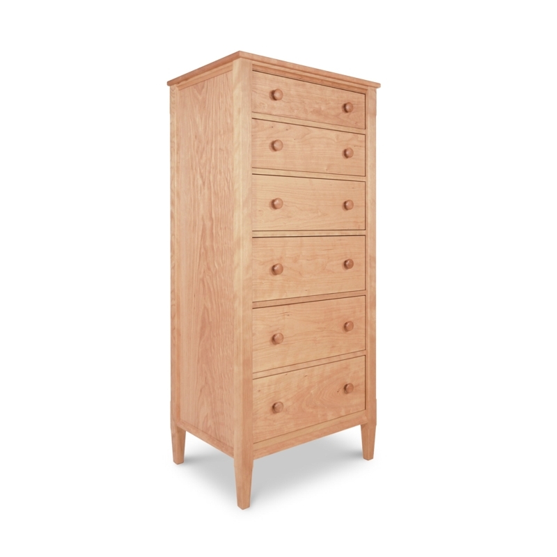 Tall Shaker Lingerie Chest in Natural Blonde Maple