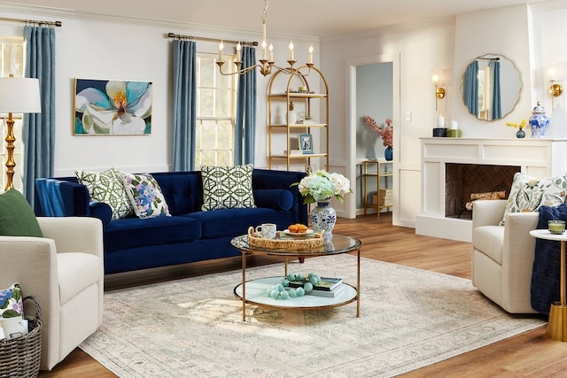Tufted Sofa in Royal Blue Velvet with Gold Accents