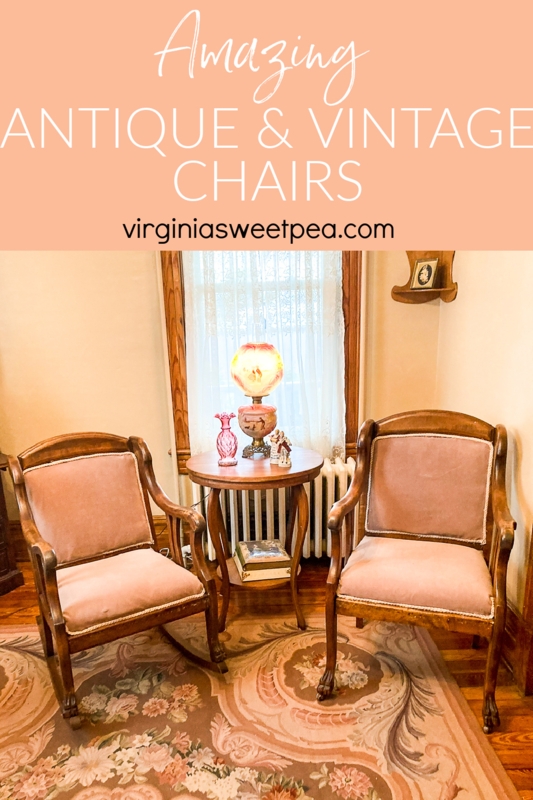 Vintage Pink Accent Chairs with Claw Feet and Curved Arms