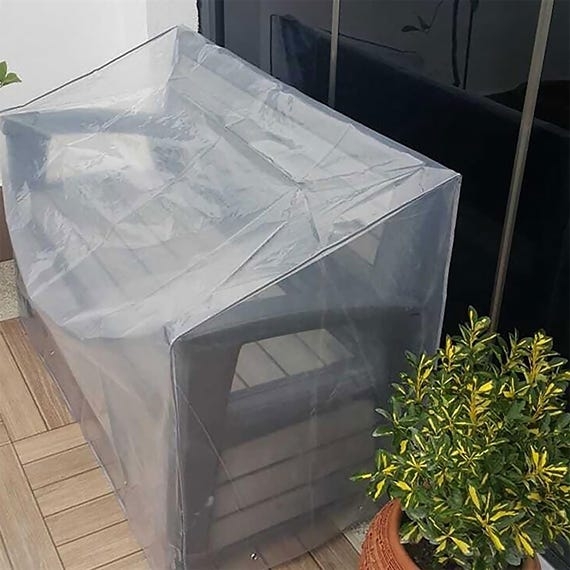 Waterproof Clear Nylon Bench Cover: UV Protected Outdoor Furniture, Custom  Size - Etsy