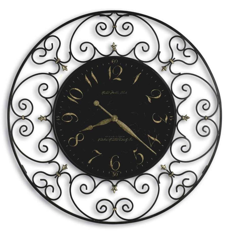 Wrought Iron Wall Clocks - The Clock Depot