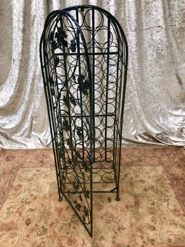 Wrought Iron Wine Rack