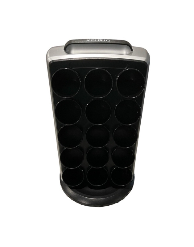 30 Count K-Cup Pod Holder Tower, Integrated Handle Rotating
