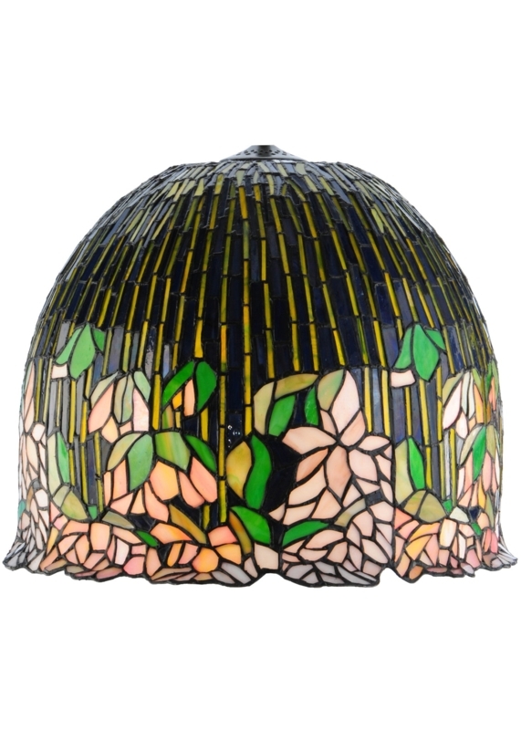 32"H Tiffany Flowering Lotus Table Lamp-Will Add Character To Any Room   Smashing Stained Glass & Lighting