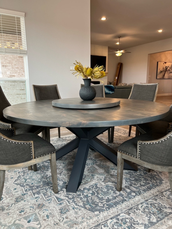 72" Extra Chunky Round Table  The Woodhills by David V.