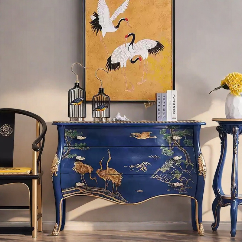 Hand Painted Accent Chest