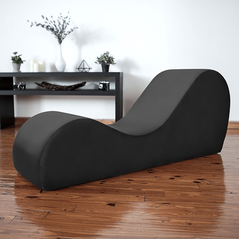 Asanna Black Polyester Fabric Lounge Chair | Rooms to Go