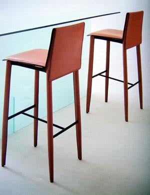 Italian Leather Bar Stools