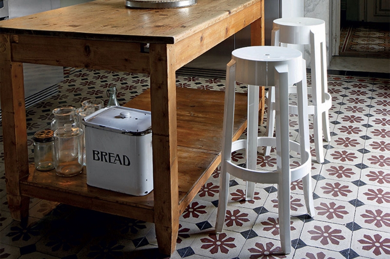 Bar Stool featuring Opaque Gloss White Finish and Round Seat