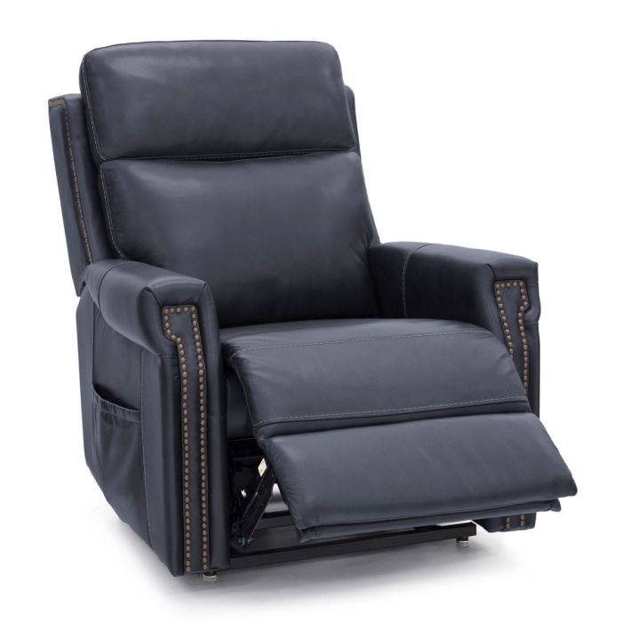 Barcalounger Rainer Ocean Louisville Leather Thermalift Chair Recliner |  Hudson's Furniture + Mattress