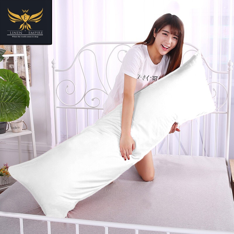 Body Pillow White Orthopedic Support Oversized Cushion