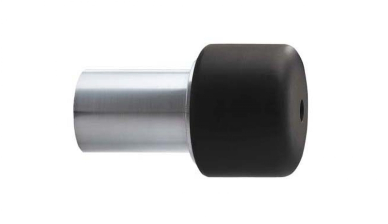 Brushed Metal Wall Doorstop Heavy Duty Oversized Buffer