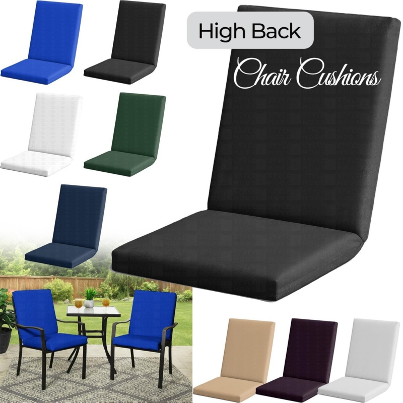 Chair Cushion: Streamlined Silhouette, Matte Black Modern Minimalist