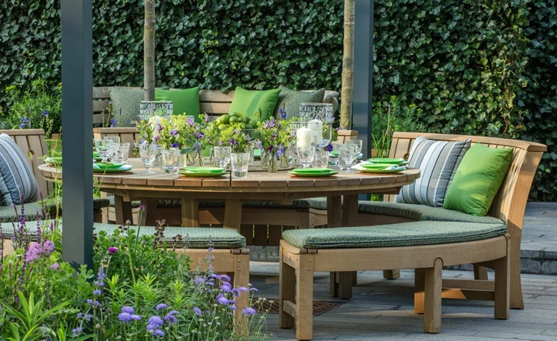 Cheap outdoor dining set round 2026 JOY Round Dining Table WGU Design