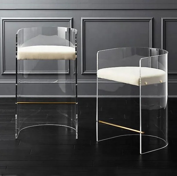 clear Acrylic Stools Acrylic Stool Lucite High Bar Chair Modern Acrylic Bar  Stool