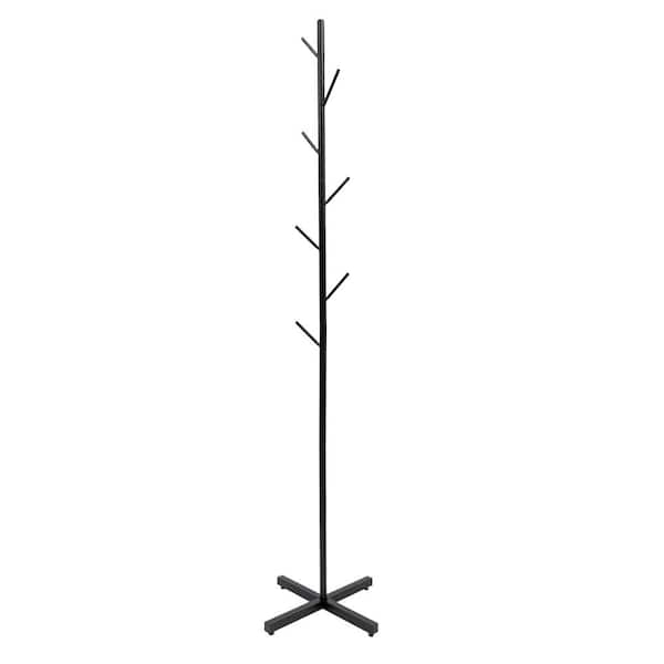Coat Rack Minimalist Metal Tree Branch Silhouette Stand