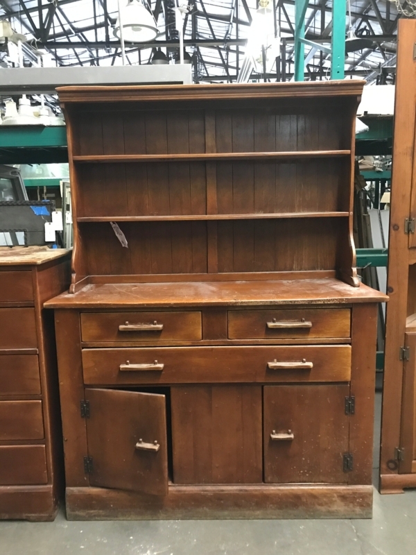 Colonial Revival Storage Unit with Chunky Wooden Pulls