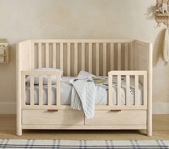 Coronado 2-in-1 Convertible Storage Crib, Biscotti, In-Home Delivery