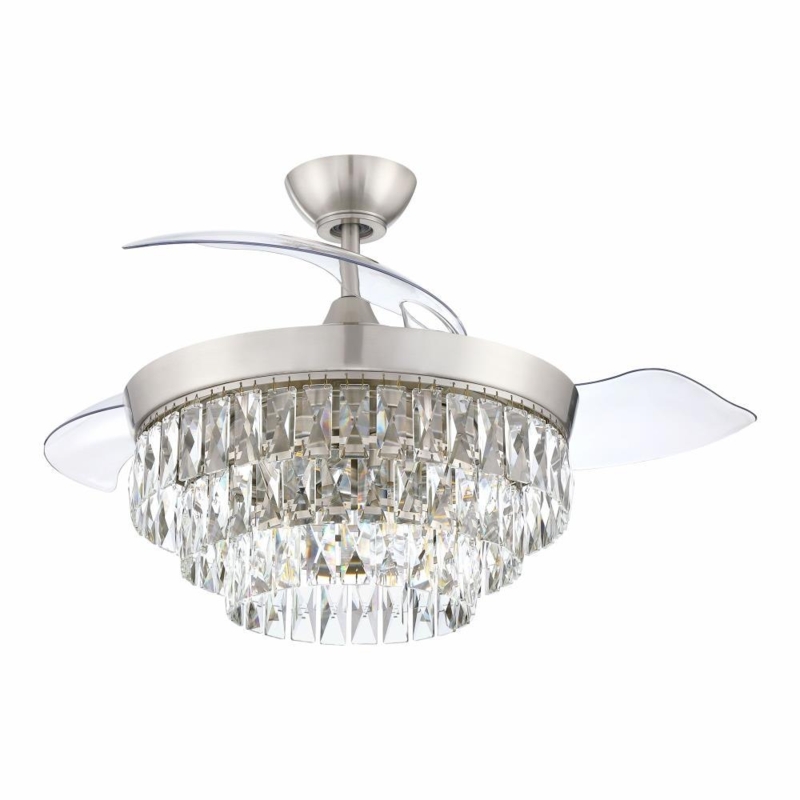 Craftmade Sofia 42" Ceiling Fan in Brushed Polished Nickel