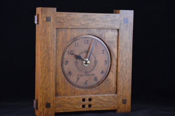 Craftsman II Small - Mission Style Wall Clock