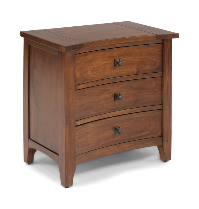 Craftsman Nightstand with Breadboard Top and Exposed Joinery