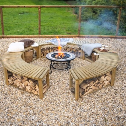 Curved Garden Fsc Garden Bench Garden Bench Curved Benches For Fire Pit  Mandalay Curved Backless