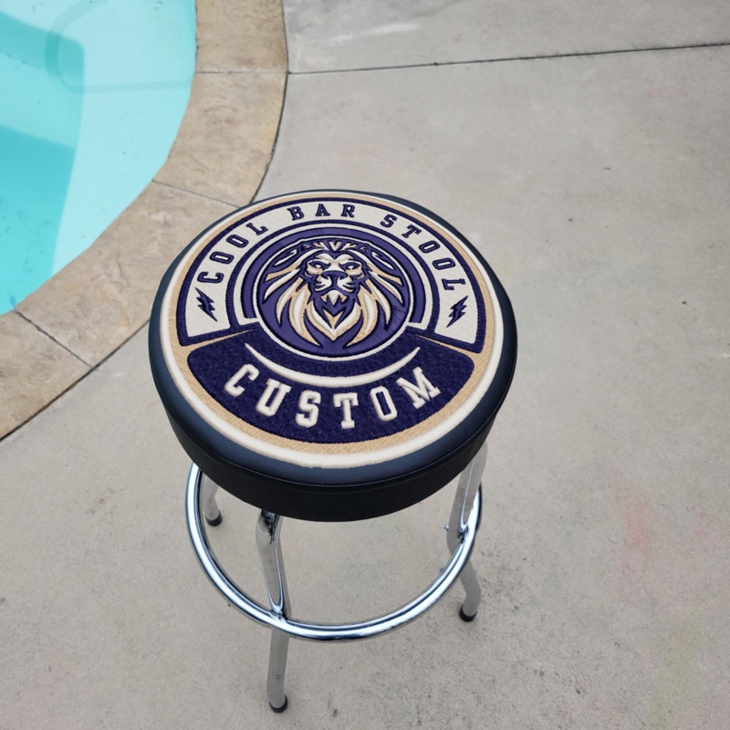 Custom Logo Bar Stool - Etsy