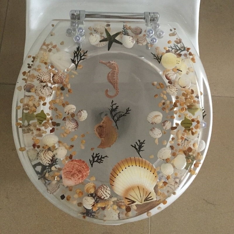 Decorative Sea Treasure Toilet Seat | Foter