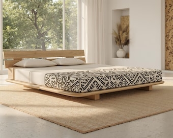 DIY Queen Bed Frame Plans: Low Profile Wooden Platform (PDF Download)