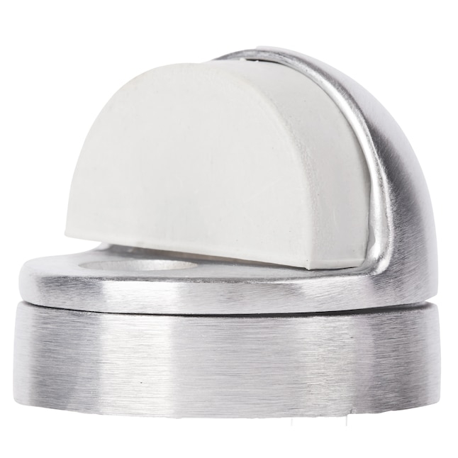 Dome Door Stop Satin Chrome Low Profile Commercial Floor Bumper