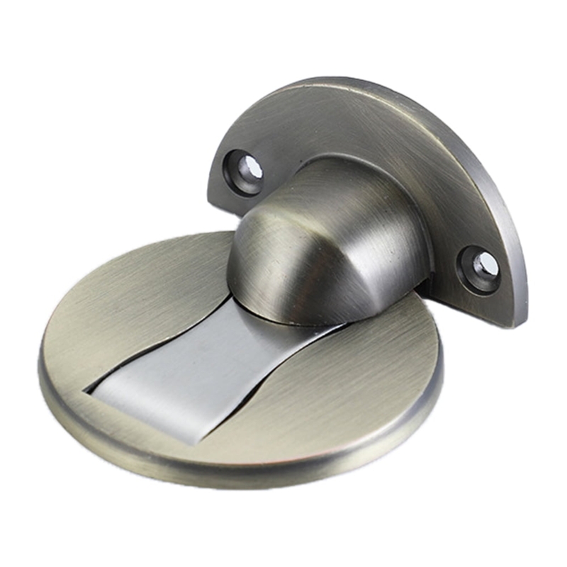 Door Stopper Low Profile Magnetic Catch Antique Brass Finish