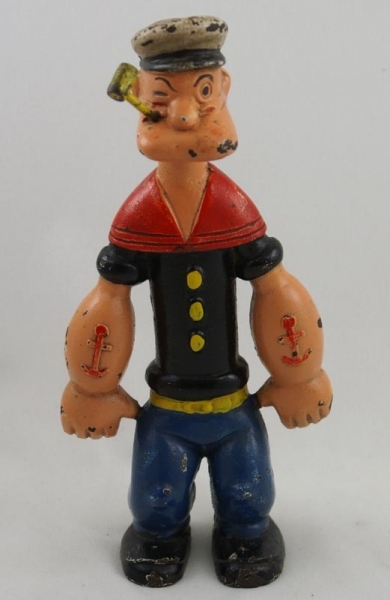 Doorstop Sailor Uniform Anchor Tattoos Popeye Likeness Americana