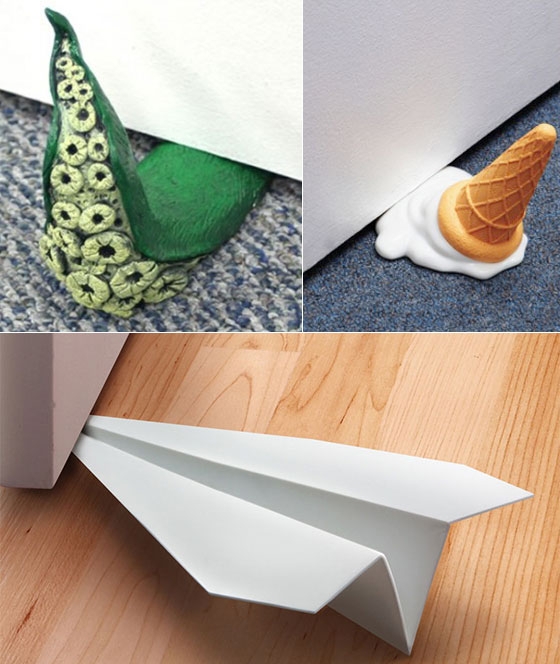 Doorstop Sculptural Form Novelty Shape Trompe L'oeil Home Accents
