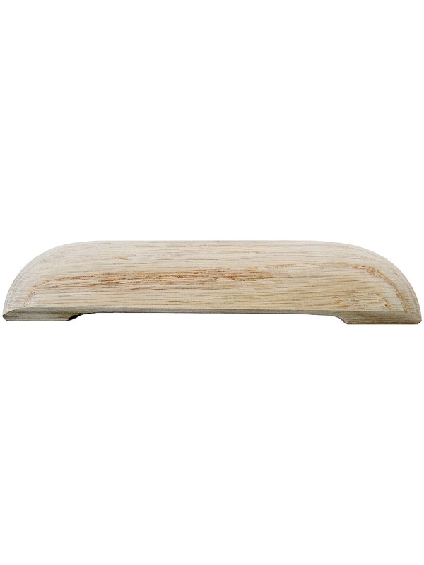 Drawer Pull Solid Oak Curved Bridge Mission Style