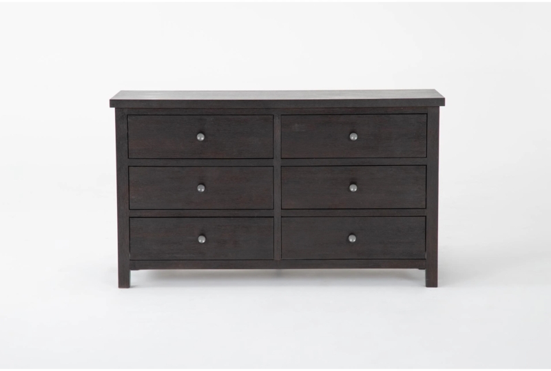 Dresser Pine Wood Construction Espresso Transitional Chest