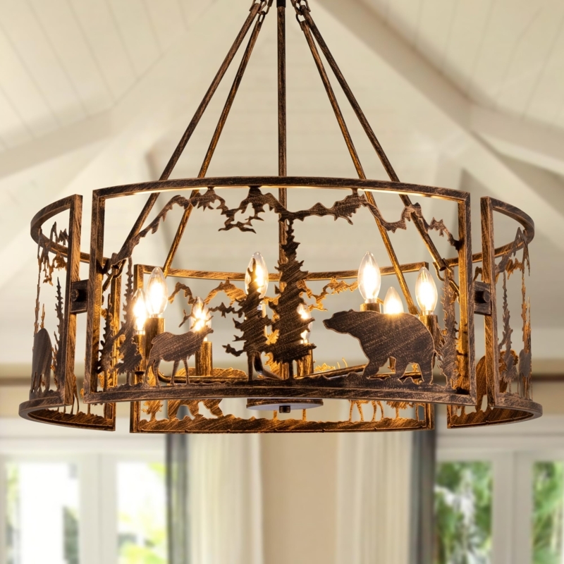Large Rustic Chandeliers
