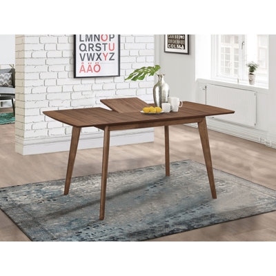 Fortunato Butterfly Leaf Dining Table George Oliver