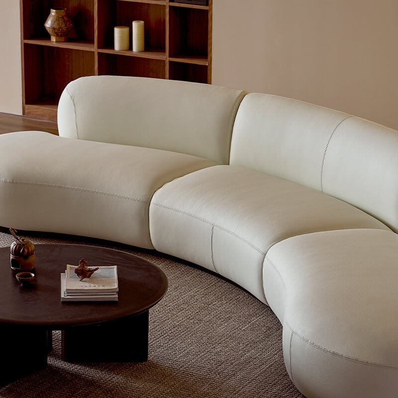 Grin Curve Leather Sofa | gradodesign