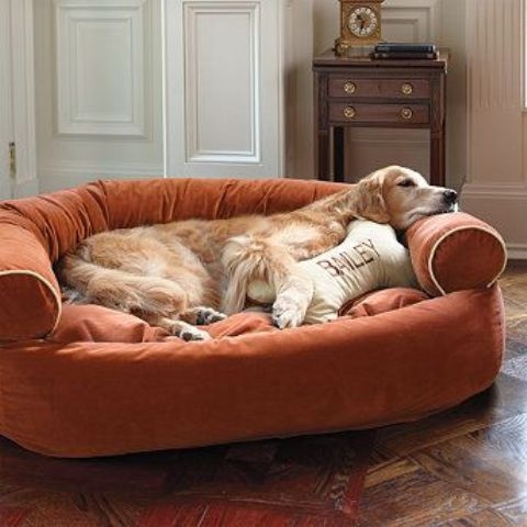 Hot unique dog beds for large dogs Best Sale Snoozer Luxury Overstuffed  Corner Dog Bed 28 Colors