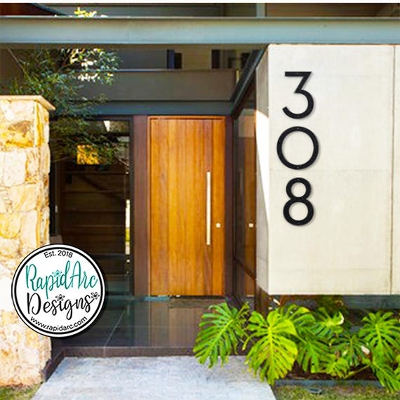 Large Metal House Numbers