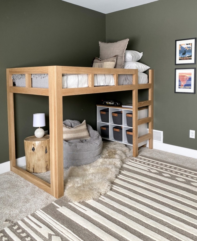 How To Build A Loft Bed-Free Plans - Joinery & Design Co