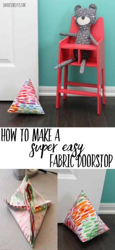 How to sew a door stop the simple way - Swoodson Says