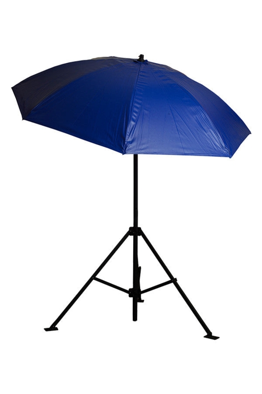 Industrial Umbrella Tripod Base, Royal Blue Vinyl Like, Heavy Duty.