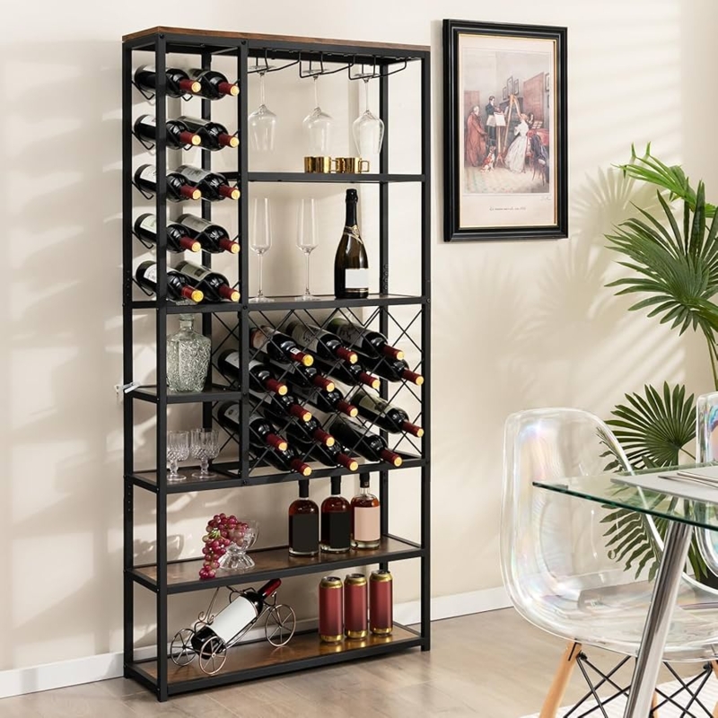 Metal Floor Standing Wine Racks