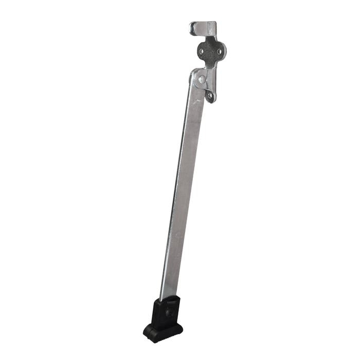Kick Down Door Holder Silver 10 Inch Industrial Pivot Arm