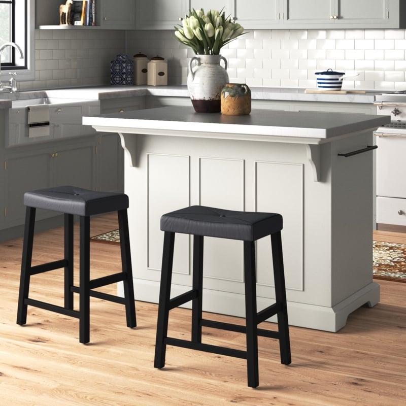 Kitchen Island With Stainless Steel Top | Foter
